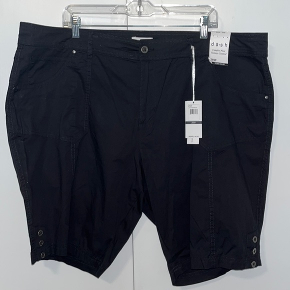 Dash Shorts Nwt Dash Jackie Bermuda Shorts Black Tummy Control